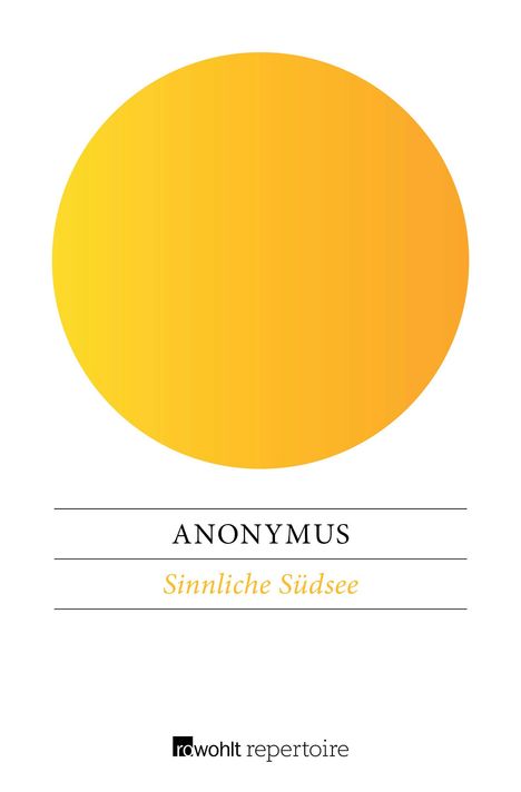 Anonymus: Anonymus: Sinnliche Südsee, Buch