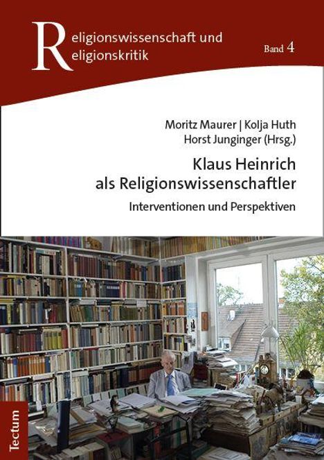 „Religionswissenschaft und Religionskritik Band 4. Klaus Heinrich als Religionswissenschaftler.“ Ein Mann in einer Bibliothek.
