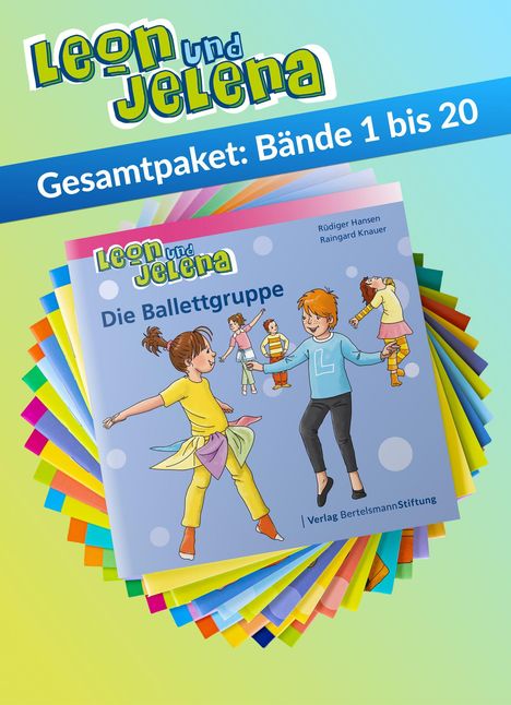 Gesamtpaket: Bände 1 bis 20. "Die Ballettgruppe" Kinder tanzen auf einem Cover in bunten Outfits.