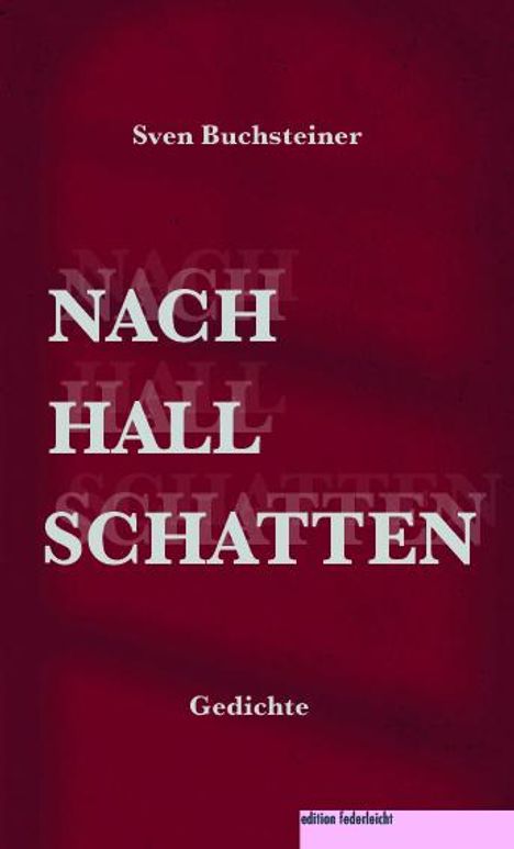 Sven Buchsteiner: Nachhallschatten, Buch