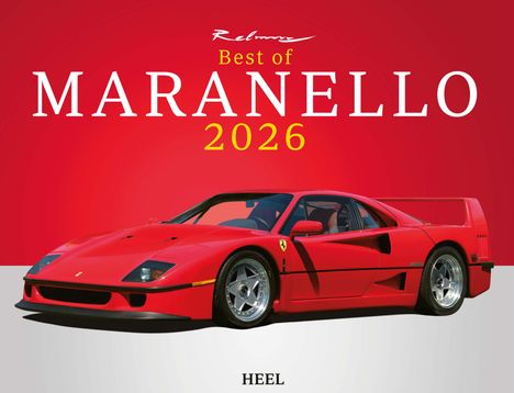 Dieter Rebmann: Kalender Best of Maranello 2026 Eintragkalender, Kalender