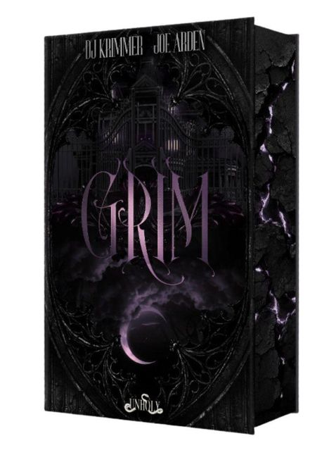 DJ Krimmer, Joe Arden; GRIM; Unholy. 

Ein düsteres, purpurfarbenes Cover mit einem Tor, Ranken und einem Mond.
