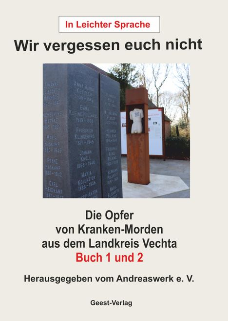 Wir vergessen euch nicht, Buch