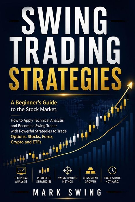 „SWING TRADING STRATEGIES“: Leitfaden für Einsteiger, um Options, Stocks, Forex, Crypto und ETFs zu handeln. Mark Swing.