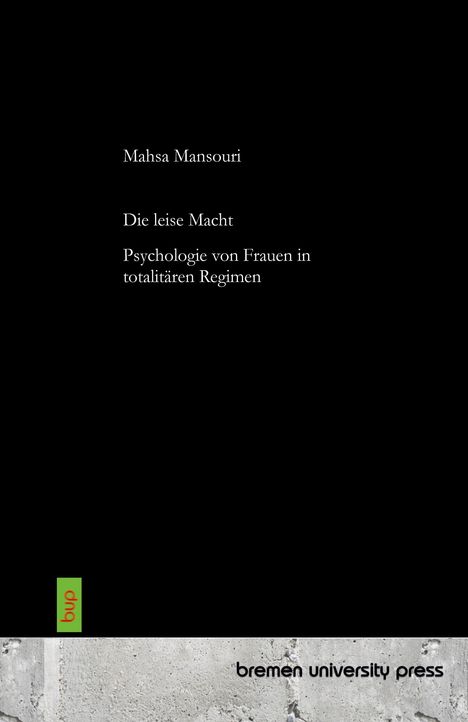 Mahsa Mansouri: Die leise Macht, Buch