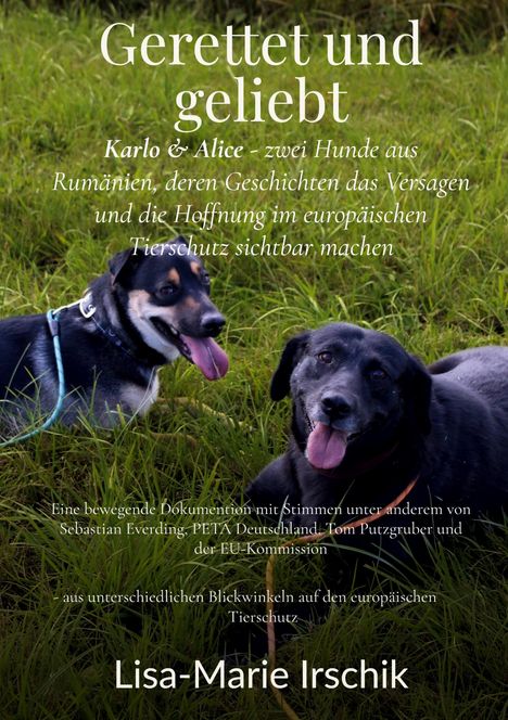 Lisa-Marie Irschik: Gerettet und geliebt, Buch