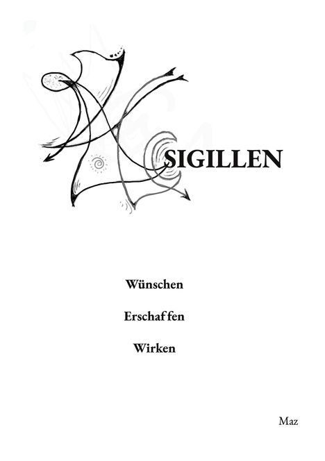 Maz Bour: Sigillen, Buch