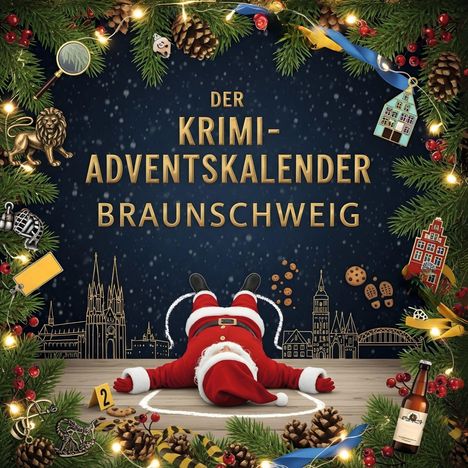 Louis Schmidt: Der Krimi-Adventskalender Braunschweig, Buch