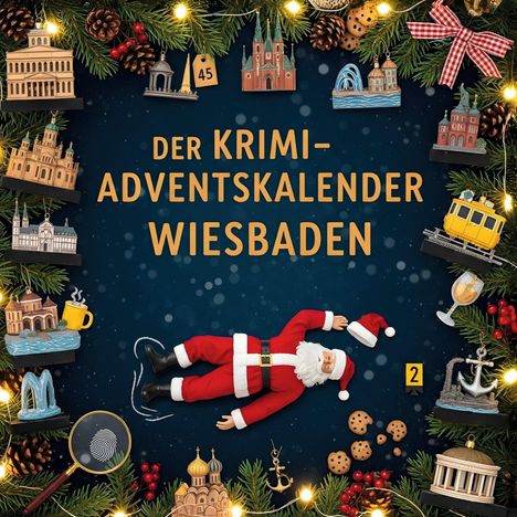 Lily Schmid: Der Krimi-Adventskalender Wiesbaden, Buch