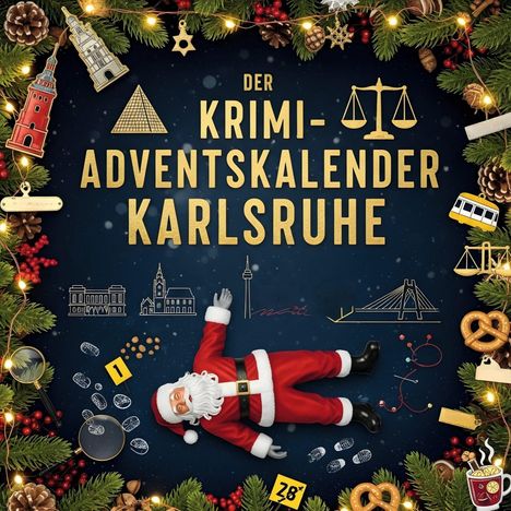 Max Günther: Der Krimi-Adventskalender Karlsruhe, Buch