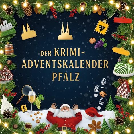 Jonah Fischer: Der Krimi-Adventskalender Pfalz, Buch