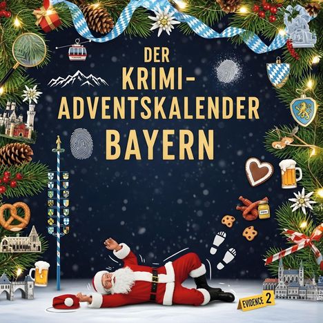 Samuel König: Der Krimi-Adventskalender Bayern, Buch