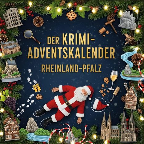 Sofia Schwarz: Der Krimi-Adventskalender Rheinland-Pfalz, Buch