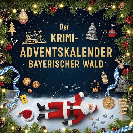 Leon Schmidt: Der Krimi-Adventskalender Bayerischer Wald, Buch