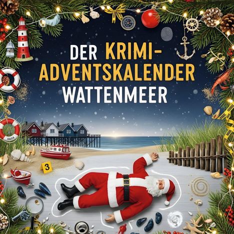 Amelia Meier: Der Krimi-Adventskalender Wattenmeer, Buch