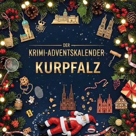 Louis Scholz: Der Krimi-Adventskalender Kurpfalz, Buch
