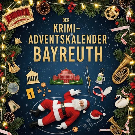 David Krause: Der Krimi-Adventskalender Bayreuth, Buch