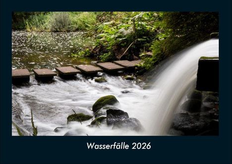 Tobias Becker: Wasserfälle 2026 Fotokalender DIN A4, Kalender