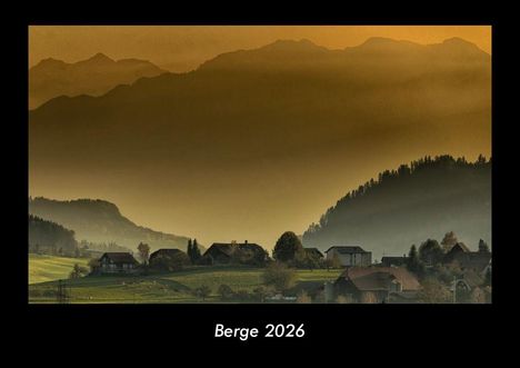 Tobias Becker: Berge 2026 Fotokalender DIN A3, Kalender