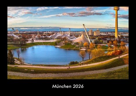 Tobias Becker: München 2026 Fotokalender DIN A3, Kalender