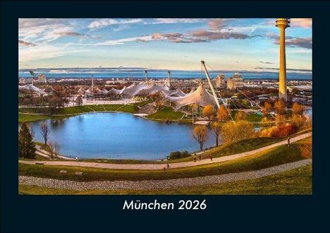 Tobias Becker: München 2026 Fotokalender DIN A5, Kalender