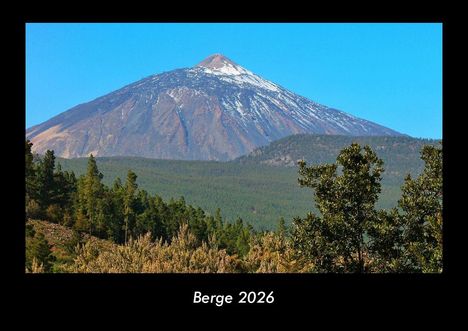 Tobias Becker: Berge 2026 Fotokalender DIN A3, Kalender