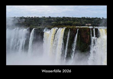 Tobias Becker: Wasserfälle 2026 Fotokalender DIN A3, Kalender