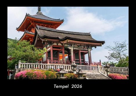Tobias Becker: Tempel 2026 Fotokalender DIN A3, Kalender