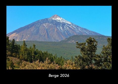 Tobias Becker: Berge 2026 Fotokalender DIN A3, Kalender