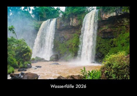 Tobias Becker: Wasserfälle 2026 Fotokalender DIN A3, Kalender