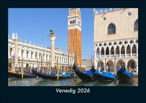 Tobias Becker: Venedig 2026 Fotokalender DIN A5, Kalender