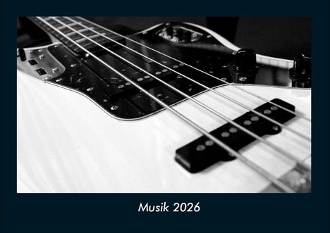Tobias Becker: Musik 2026 Fotokalender DIN A4, Kalender