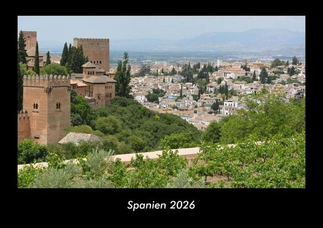 Tobias Becker: Spanien 2026 Fotokalender DIN A3, Kalender