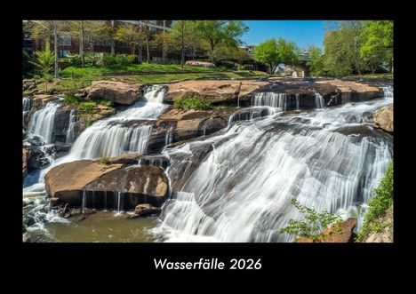 Tobias Becker: Wasserfälle 2026 Fotokalender DIN A3, Kalender