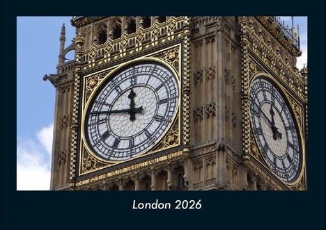Tobias Becker: London 2026 Fotokalender DIN A4, Kalender