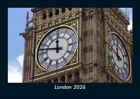 Tobias Becker: London 2026 Fotokalender DIN A5, Kalender