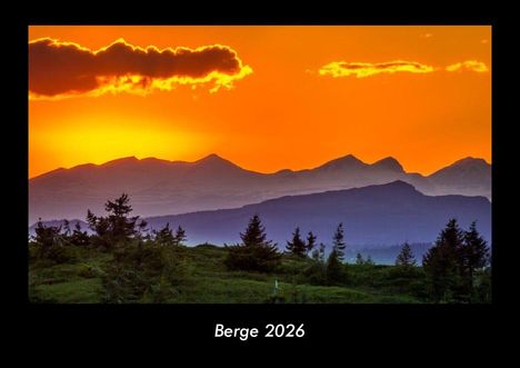 Tobias Becker: Berge 2026 Fotokalender DIN A3, Kalender