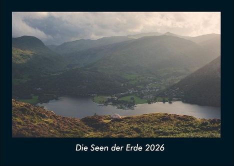 Tobias Becker: Die Seen der Erde 2026 Fotokalender DIN A4, Kalender