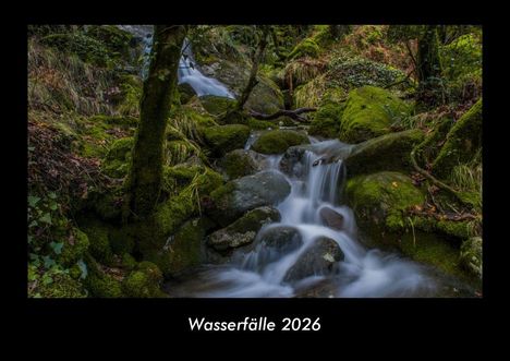 Tobias Becker: Wasserfälle 2026 Fotokalender DIN A3, Kalender