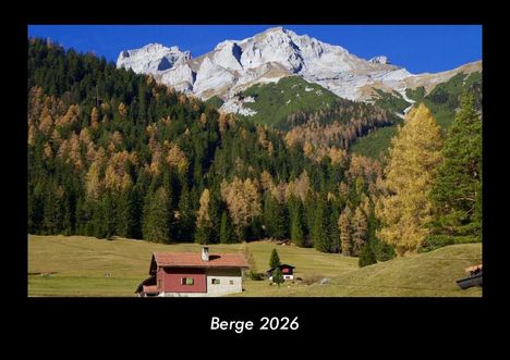 Tobias Becker: Berge 2026 Fotokalender DIN A3, Kalender
