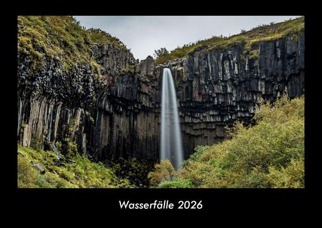 Tobias Becker: Wasserfälle 2026 Fotokalender DIN A3, Kalender
