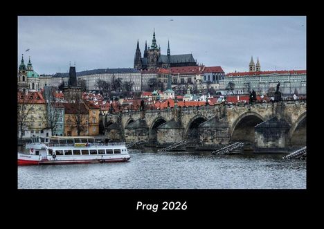 Tobias Becker: Prag 2026 Fotokalender DIN A3, Kalender