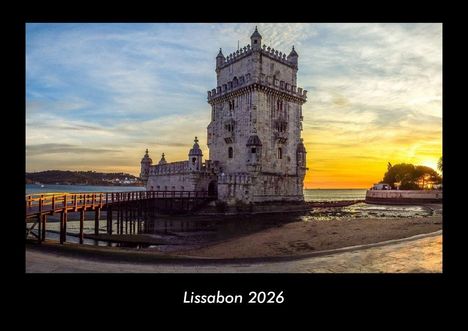 Tobias Becker: Lissabon 2026 Fotokalender DIN A3, Kalender
