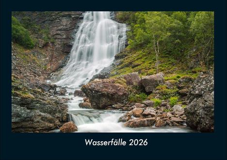 Tobias Becker: Wasserfälle 2026 Fotokalender DIN A4, Kalender