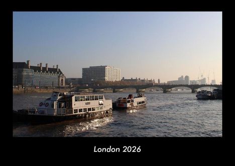 Tobias Becker: London 2026 Fotokalender DIN A3, Kalender