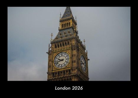 Tobias Becker: London 2026 Fotokalender DIN A3, Kalender