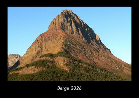 Tobias Becker: Berge 2026 Fotokalender DIN A3, Kalender