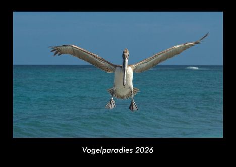 Tobias Becker: Vogelparadies 2026 Fotokalender DIN A3, Kalender