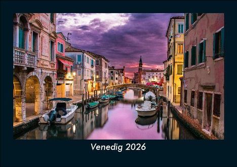 Tobias Becker: Venedig 2026 Fotokalender DIN A5, Kalender