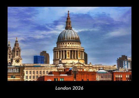 Tobias Becker: London 2026 Fotokalender DIN A3, Kalender